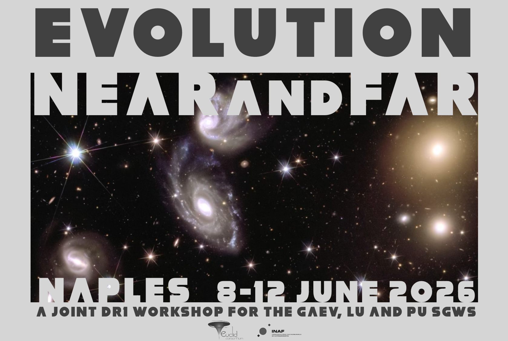 Evolution, Near and Far - a joint DR1 Workshop for the GAEV, LU and PU SWGs
